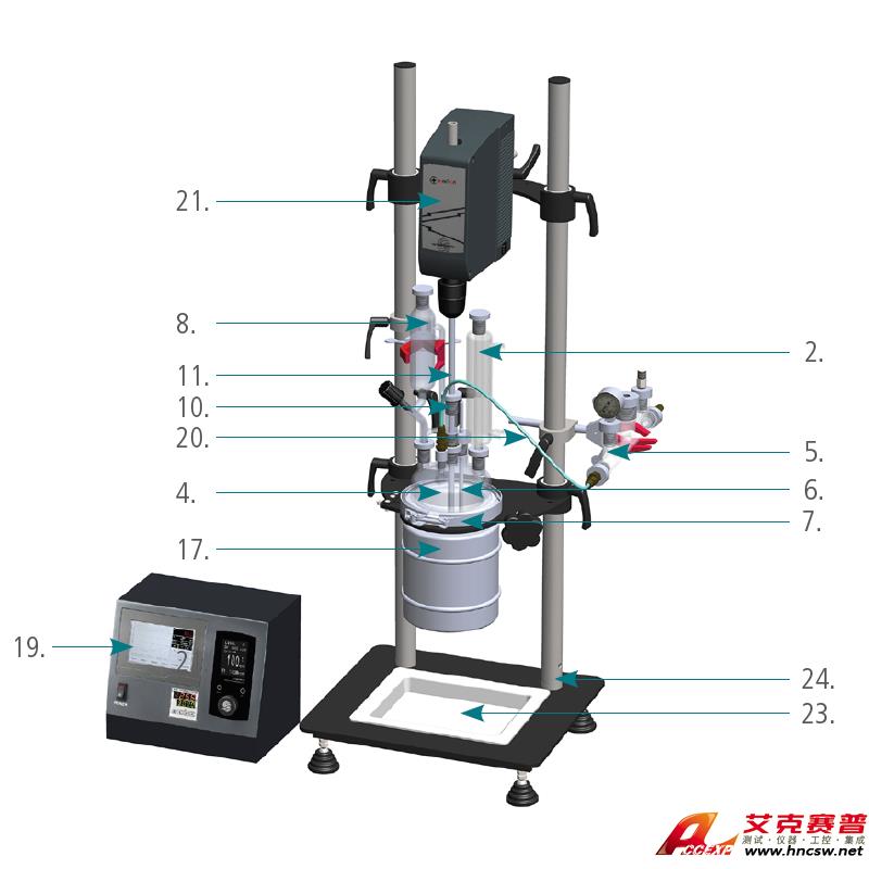 JULABO優(yōu)萊博 3000 ml壓力反應(yīng)釜，（ 150mm法蘭開(kāi)口）JRS-6423-2