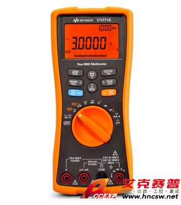 keysight是德 U1271A 手持式數(shù)字萬用表，4位半，IP54